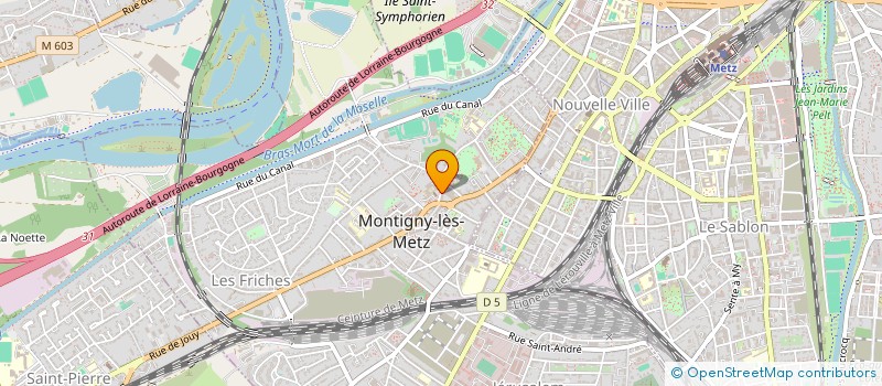 localisation de l'entreprise SCI FB INVEST à MONTIGNY-LES-METZ
