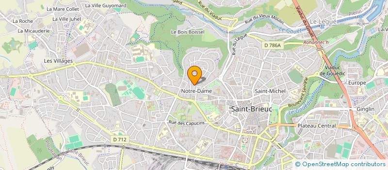 localisation de l'entreprise SCI FB LANNION à SAINT-BRIEUC