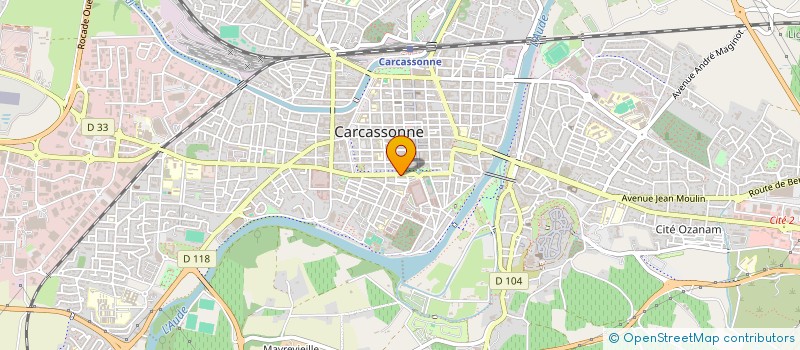 localisation de l'entreprise SCI FB PATRIMOINE à CARCASSONNE