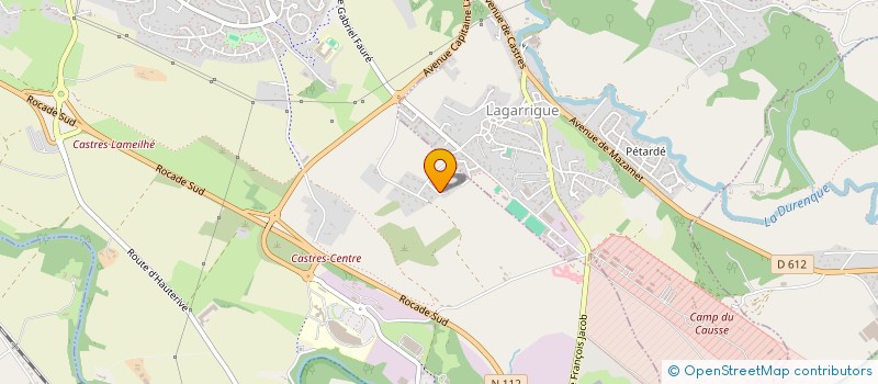 localisation de l'entreprise SCI FB ROUX  CASTRES