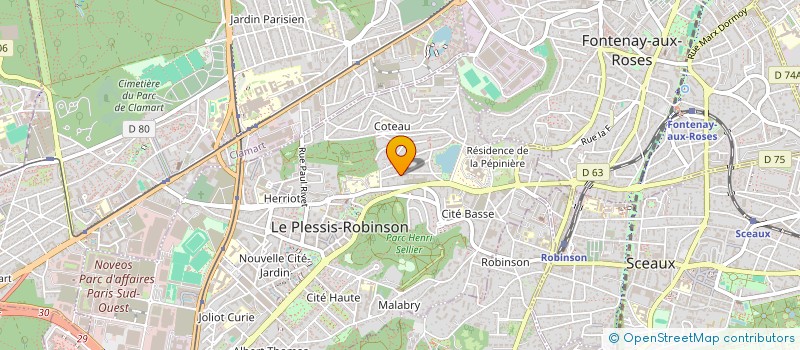 localisation de l'entreprise SCI FB11 à LE PLESSIS-ROBINSON