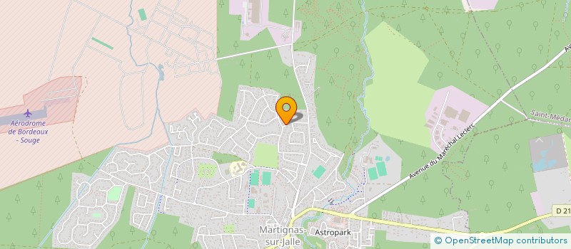 localisation de l'entreprise SCI FB2  MARTIGNAS-SUR-JALLE