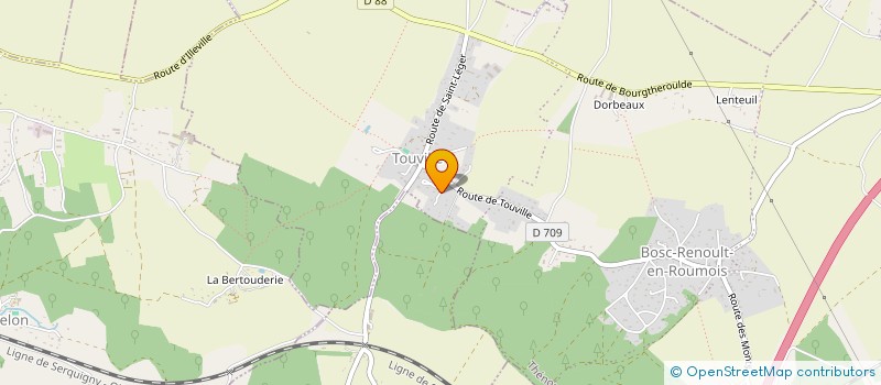 localisation de l'entreprise SCI FB2C DU MOULIN  THENOUVILLE