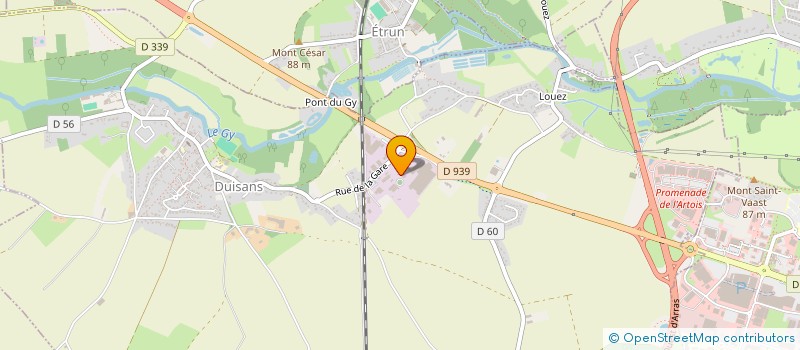 localisation de l'entreprise SCI FBCN  DUISANS