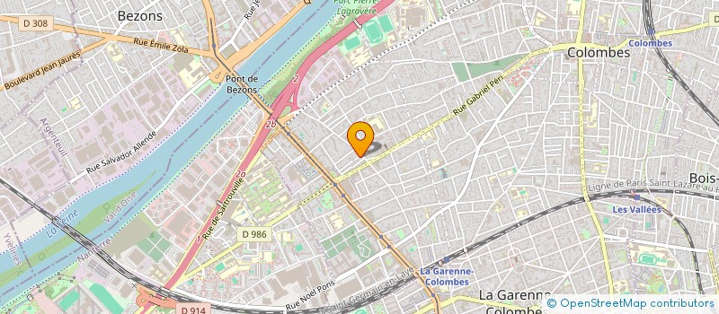 localisation de l'entreprise SCI FBDG à COLOMBES