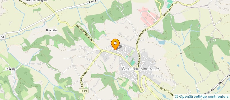 localisation de l'entreprise SCI FBF  LHOSPITALET