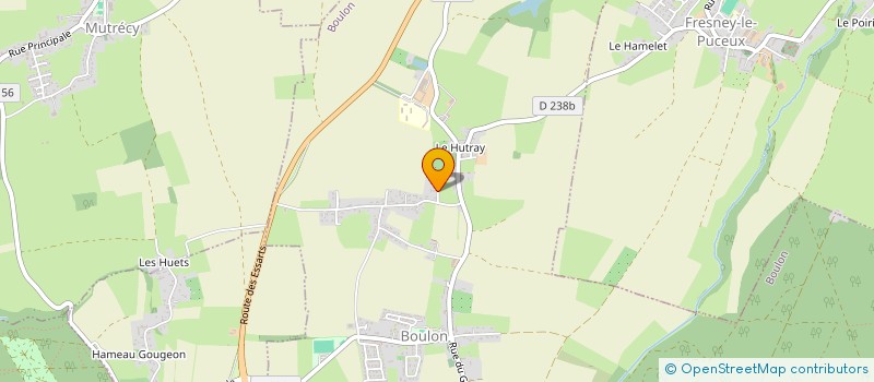 localisation de l'entreprise SCI FBF  BOULON