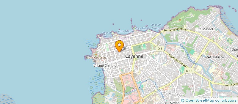 localisation de l'entreprise SCI FBFC  CAYENNE