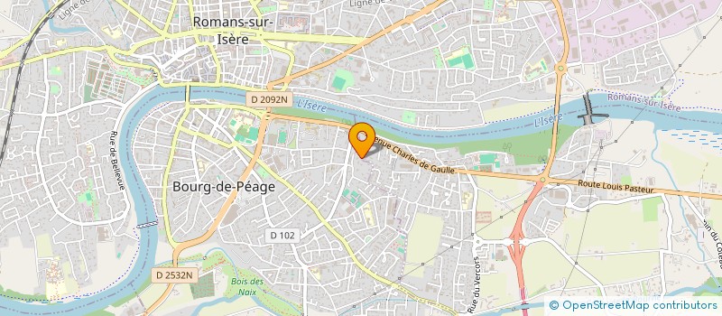 localisation de l'entreprise SCI FBH3  BOURG-DE-PEAGE