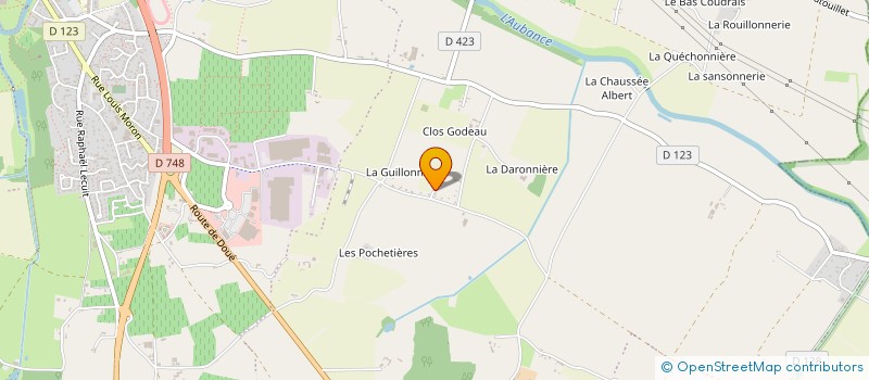 localisation de l'entreprise SCI FBI - BESNIER  LES GARENNES SUR LOIRE