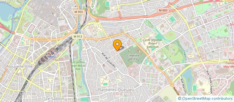 localisation de l'entreprise SCI FBLB  METZ