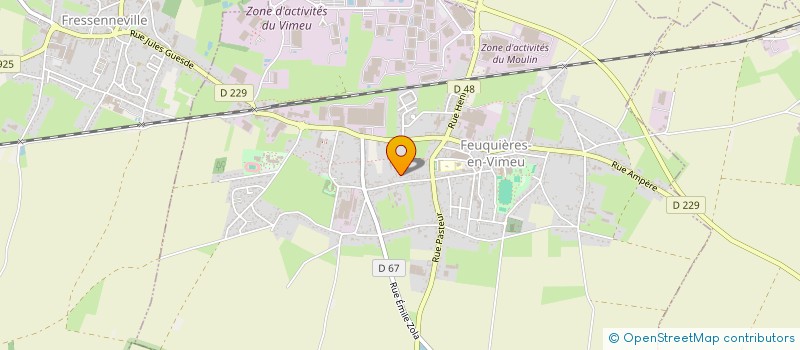 localisation de l'entreprise SCI FBM à FEUQUIERES-EN-VIMEU