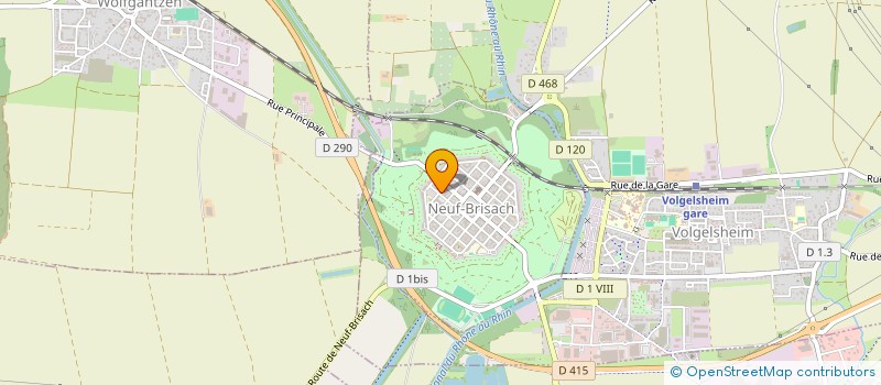 localisation de l'entreprise SCI FBM  NEUF-BRISACH