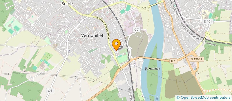 localisation de l'entreprise SCI FBM  VERNOUILLET