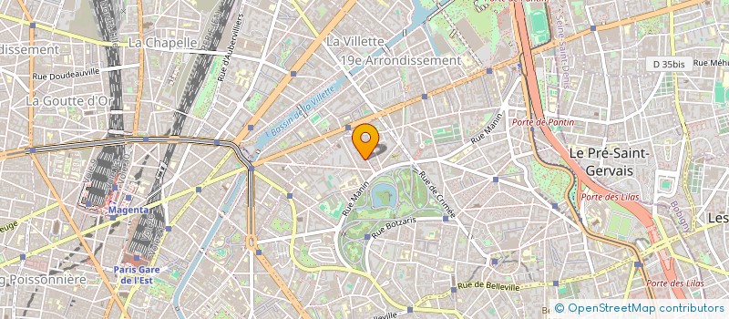 localisation de l'entreprise SCI FBMC  PARIS