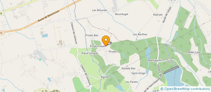 localisation de l'entreprise SCI FBMGE  LEOJAC