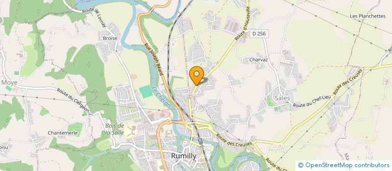 localisation de l'entreprise SCI FBMH  ETERCY