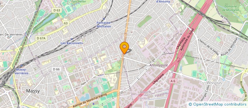 localisation de l'entreprise SCI FBNJ. à ANTONY