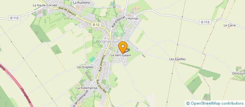 localisation de l'entreprise SCI FBRA  VIGNACOURT