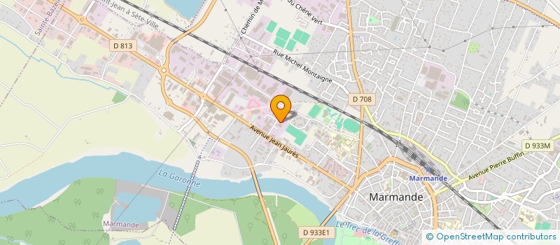 localisation de l'entreprise SCI FBS  MARMANDE