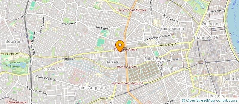 localisation de l'entreprise SCI FBSA  BORDEAUX