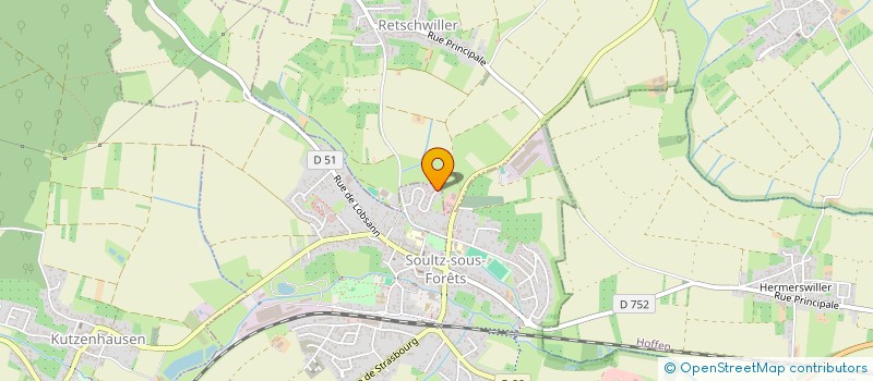 localisation de l'entreprise SCI FBSG  SOULTZ-SOUS-FORETS