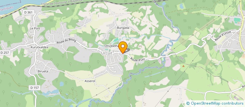 localisation de l'entreprise SCI FBSLP  THEZE