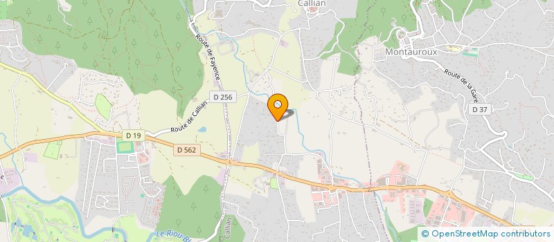 localisation de l'entreprise SCI FBVV  CALLIAN