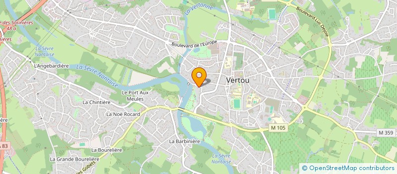 localisation de l'entreprise SCI FBYANN  VERTOU
