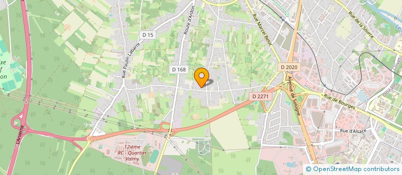 localisation de l'entreprise SCI FC 045 à OLIVET
