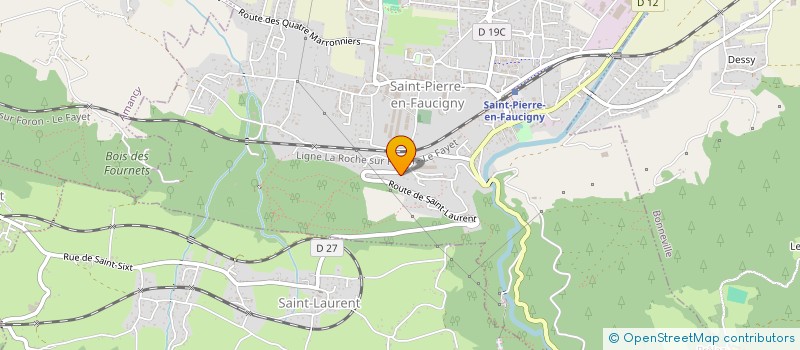 localisation de l'entreprise SCI FC 2002  SAINT-PIERRE-EN-FAUCIGNY