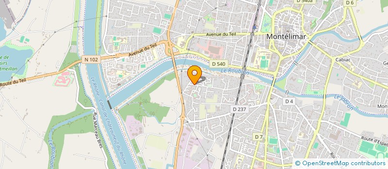 localisation de l'entreprise SCI FC à MONTELIMAR