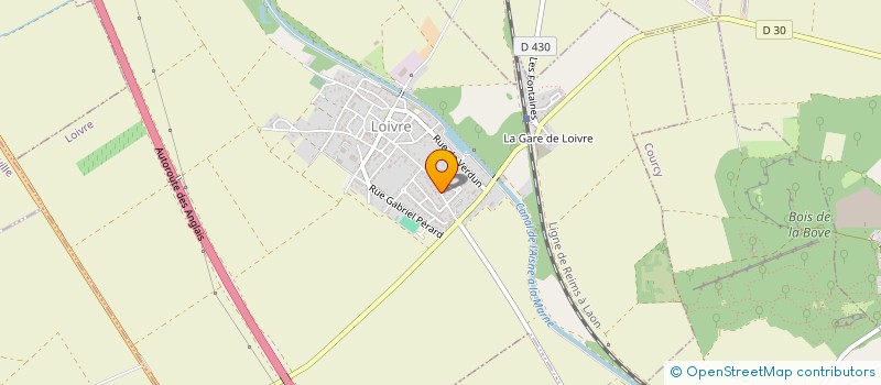 localisation de l'entreprise SCI FC  LOIVRE