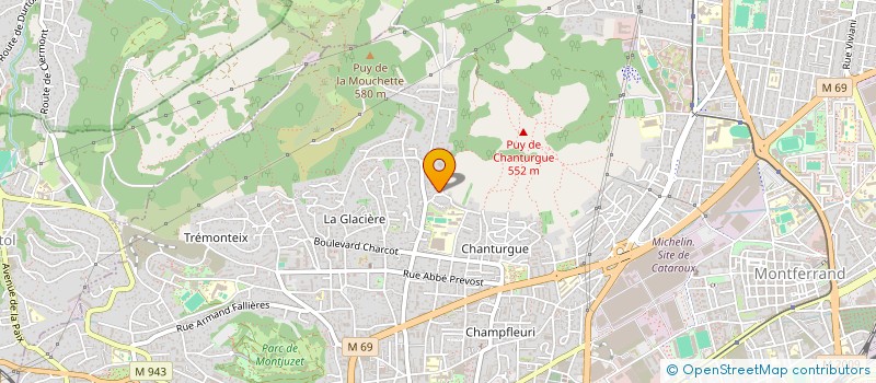 localisation de l'entreprise SCI FC  CLERMONT-FERRAND