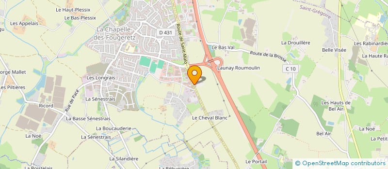 localisation de l'entreprise SCI FC  SAINT-GREGOIRE