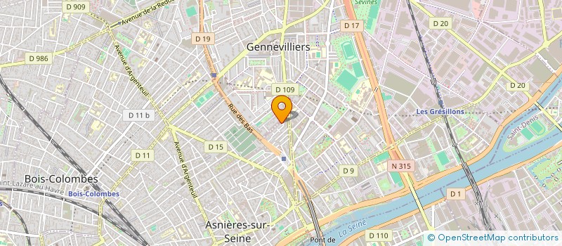 localisation de l'entreprise SCI FC CH à ASNIERES-SUR-SEINE