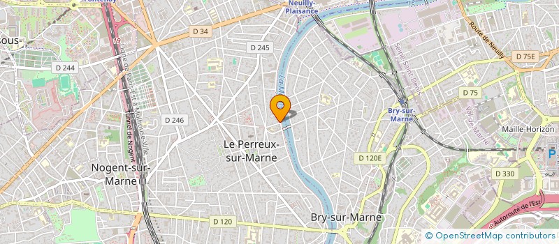 localisation de l'entreprise SCI FC IMMO  LE PERREUX-SUR-MARNE