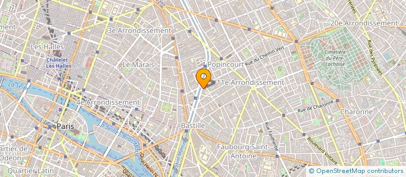 localisation de l'entreprise SCI FC NEGRIER  PARIS