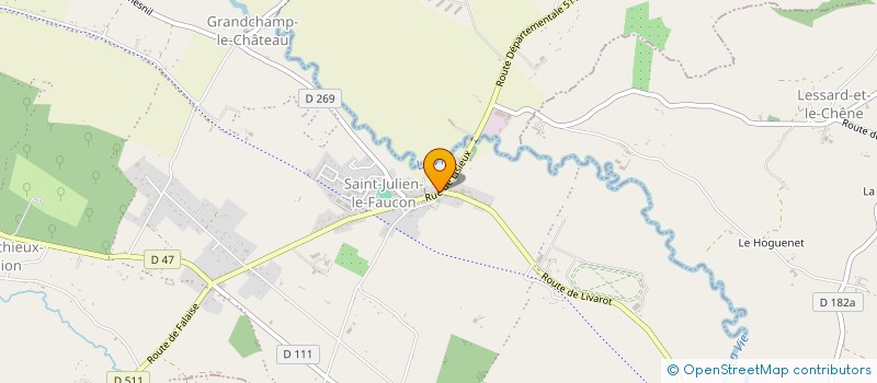 localisation de l'entreprise SCI FC PARTNERS  SAINT-PIERRE-EN-AUGE