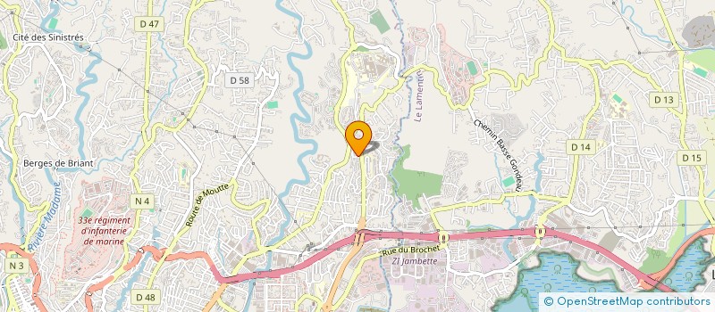 localisation de l'entreprise SCI FCA  FORT-DE-FRANCE