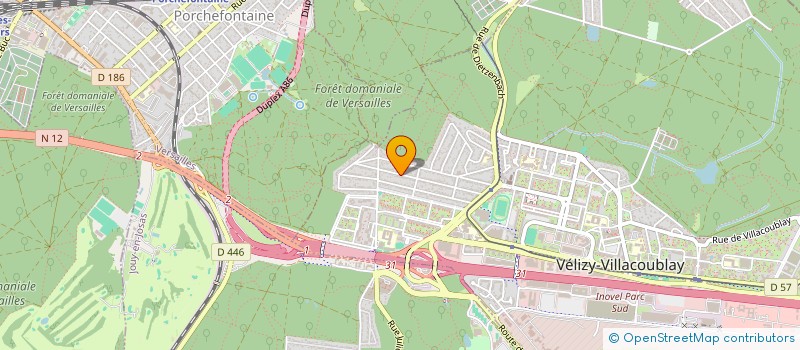 localisation de l'entreprise SCI FCATG  VELIZY-VILLACOUBLAY