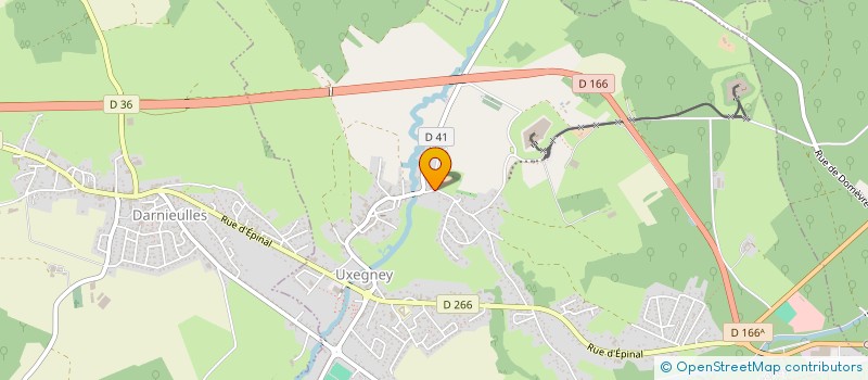 localisation de l'entreprise SCI FCB  UXEGNEY