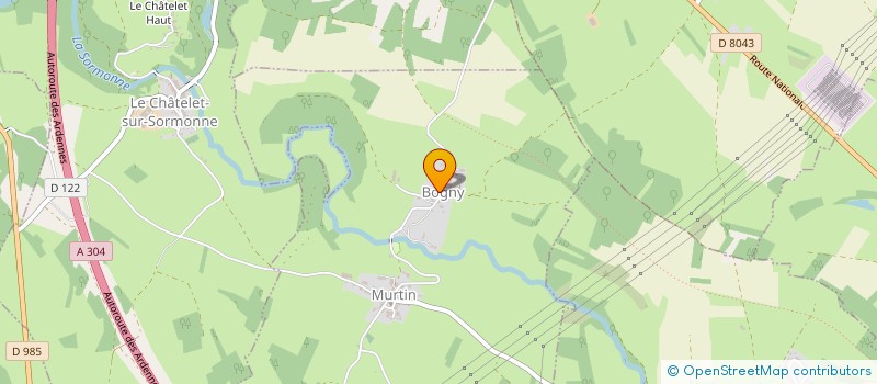 localisation de l'entreprise SCI FCB BOUTET  ROUVROY-SUR-AUDRY