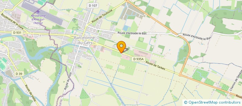 localisation de l'entreprise SCI FCC  BARCELONNE-DU-GERS