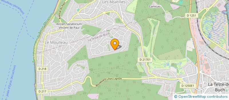 localisation de l'entreprise SCI FCD2B à LA TESTE-DE-BUCH