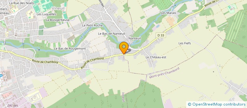 localisation de l'entreprise SCI FCDC à VINEUIL