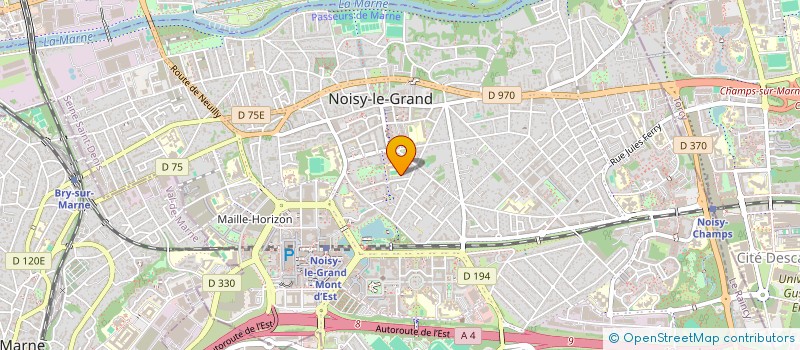 localisation de l'entreprise SCI FCDR  NOISY-LE-GRAND