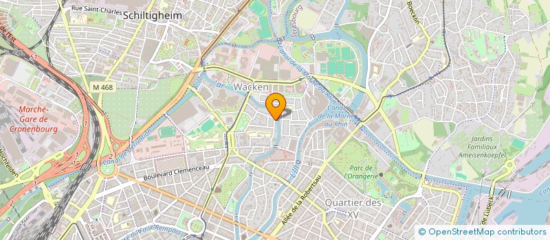 localisation de l'entreprise SCI FCE  STRASBOURG