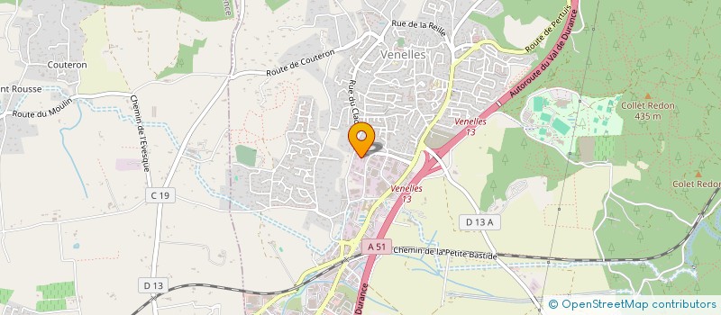 localisation de l'entreprise SCI FCF  VENELLES