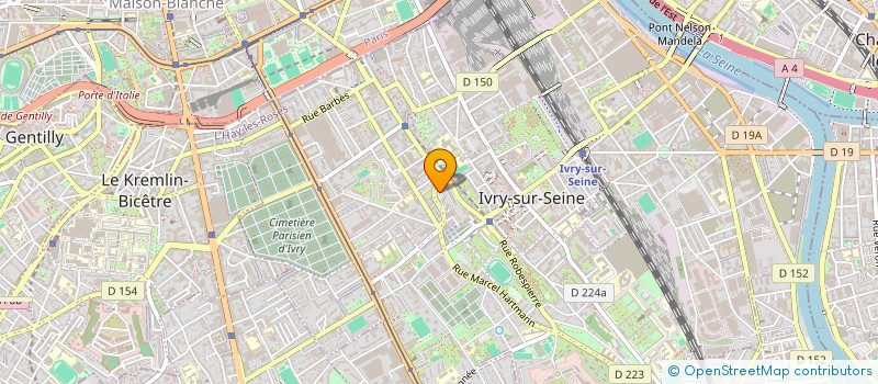 localisation de l'entreprise SCI FCF à IVRY-SUR-SEINE